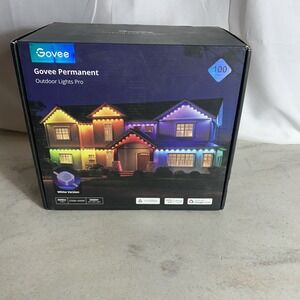 Govee H706A Permanent Outdoor Lights Pro 100ft 60 LED Lights White New Open Box